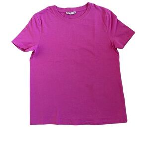 Zara Women's Short Sleeve Pink Tee